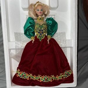 1997 Holiday Jewel Porcelain Barbie – Mattel Collector – With Box